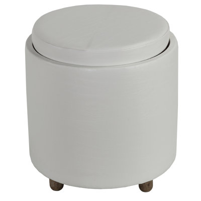 Kinkade Faux Leather Ottoman