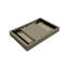 Table d'appoint pliante en osier avec structure en acier, 60 cm (L) x 41 cm (P) x 41 cm (H) de Christies Home