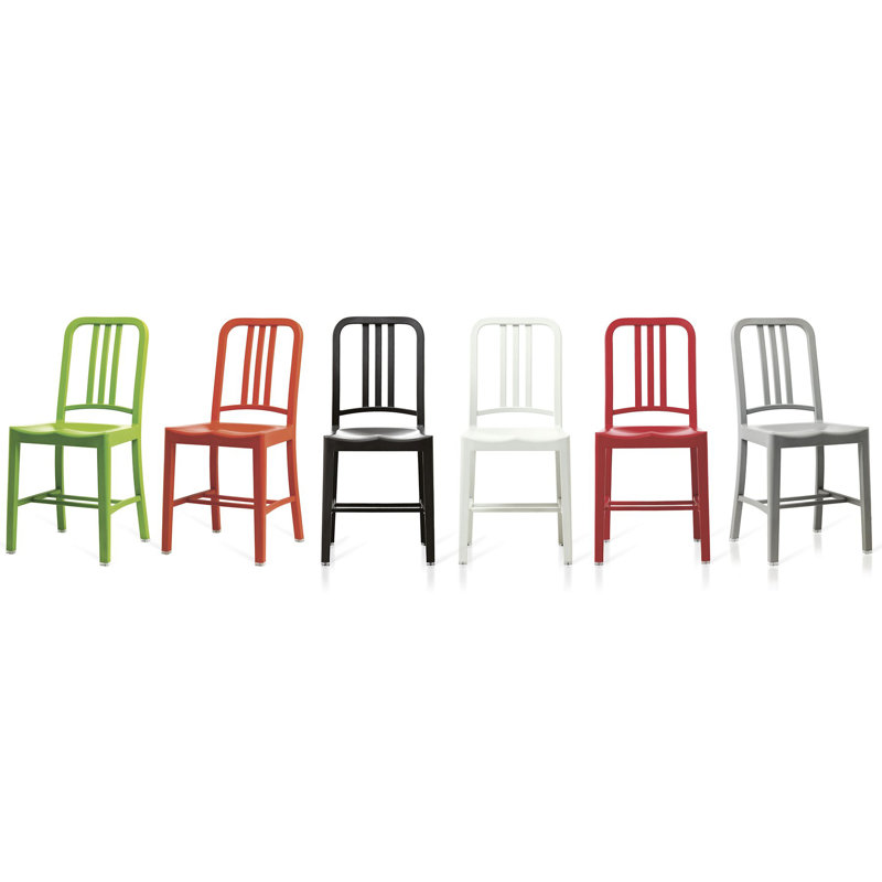 111 Navy® Side Chair by Coca-Cola, Charcoal