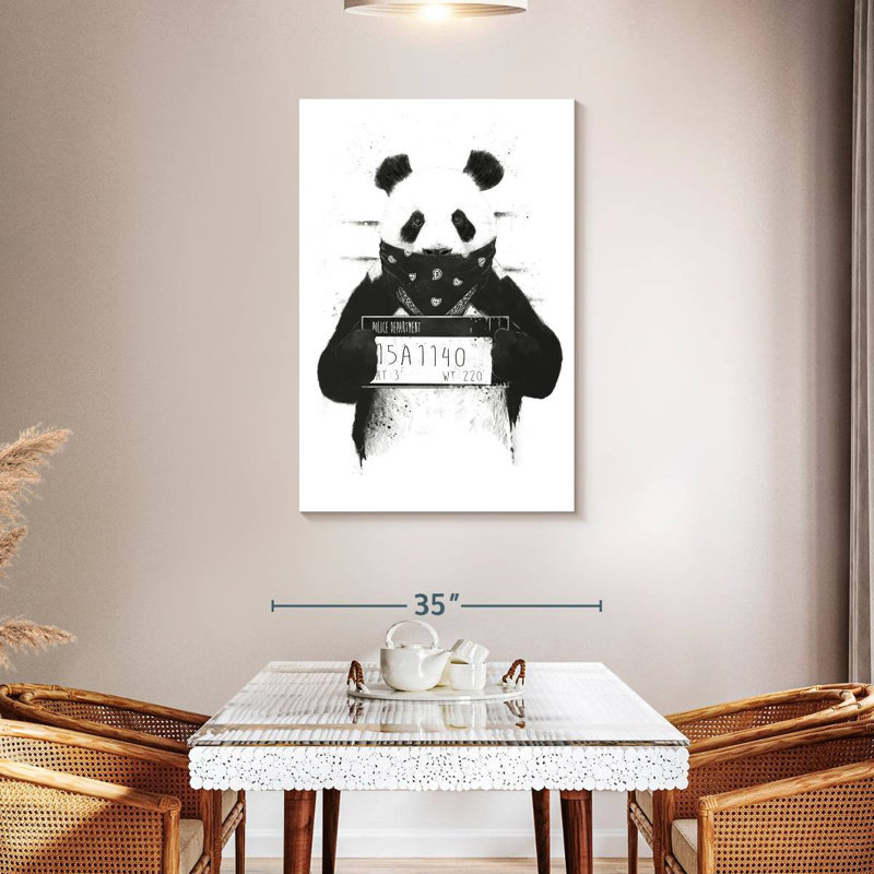 Brampt Bad Panda, 45" H x 30" W