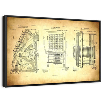 " Calculating Machine 1888 Patent "