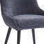 Cheney 49cm H Polyester Blend Upholstered Metal Full Back Side Chair-1949141439