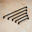 Matt Black Squared Angled D-Bar Handles-128905932