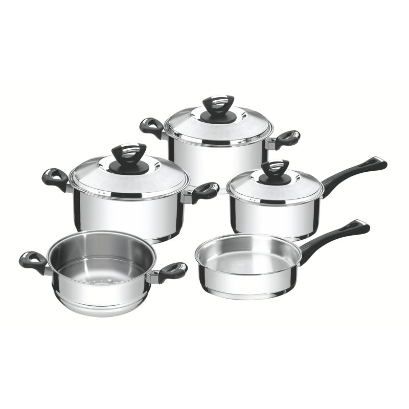 8 - Piece Stainless Steel Cookware Set