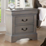 Garibald 2 - Drawer Solid Wood Nightstand, Traditional Night Stand