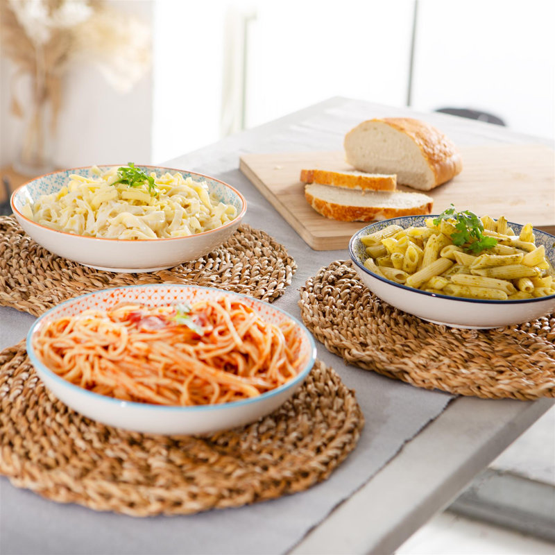 Nicola Spring - Hand-Printed Pasta Bowls