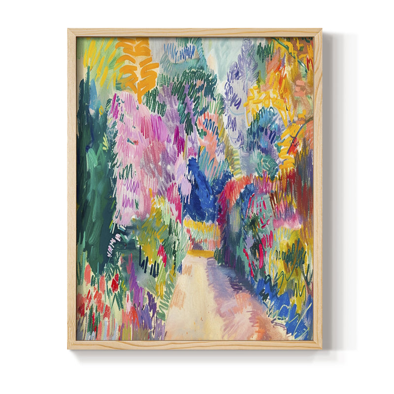 Matisse XLII, reproduction d'art encadrée - bois massif