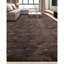 Hand Knotted Abstract Area Rug in Chocolate-2075946735