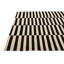Tapis noir et blanc Orta