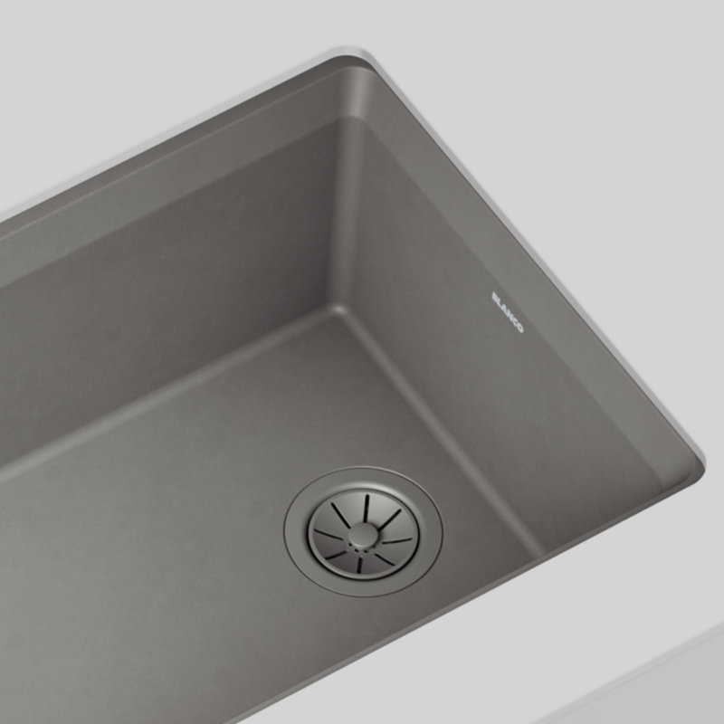 BLANCO PLASTIC BASKET STRAINER VOLCANO GRAY, Volcano Gray