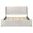 Boucle Upholstered Wingback Platform Bed-1937323221-1935837250