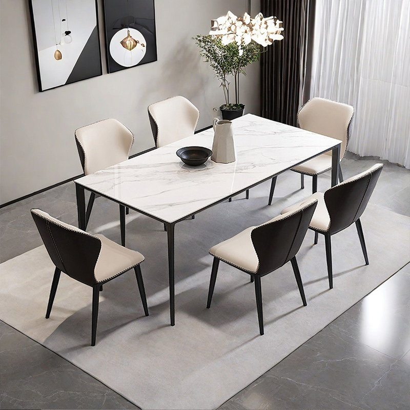 Table de salle à manger Modern, H 29,14 po x L 55,12 po x l 31,5 po