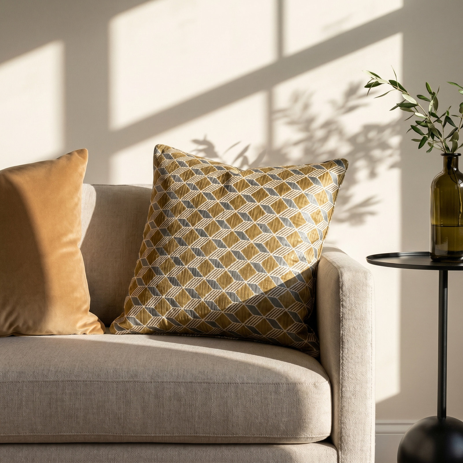 Throw Pillow, Polyester, Square 22"