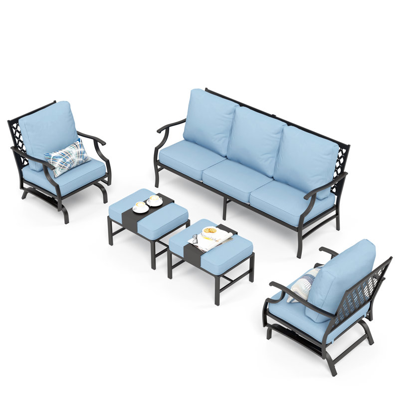 Ensemble de conversation Asfand, Blue, Non