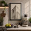 Concrete Tower Study Industrial - Wrapped Canvas-794369278-794369224