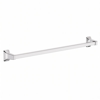 Ensemble de barre à serviettes 18 po Sunrise - Chrome poli avec barre en aluminium