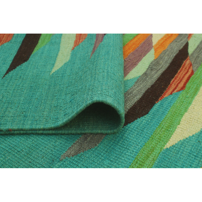 Tapis turquoise Winchester Kilim Salvador