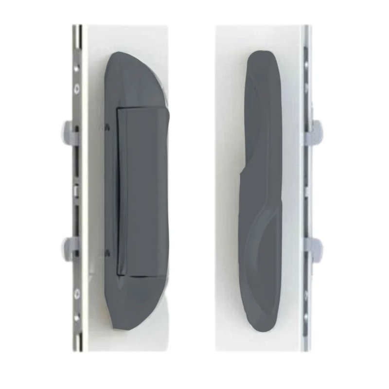Plaque de poussée coulissante Interlock Intuition, Gris foncé