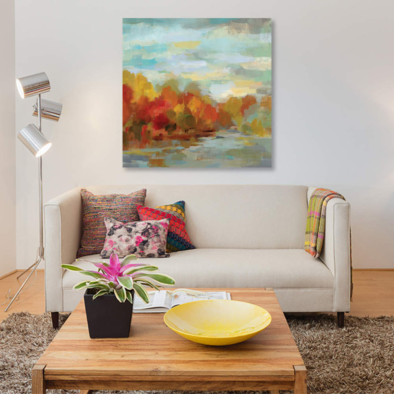 «Octave Dreamscape», reproduction sur toile, H 37 po x l 37 po x P 1,5 po, Pas de tapis, Toile tendue