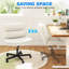 Chaise de bureau pivotante en cuir Pu