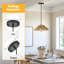 Ensemble de 2 luminaires suspendus en rotin