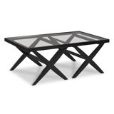 Benjamin Glass Cocktail Table