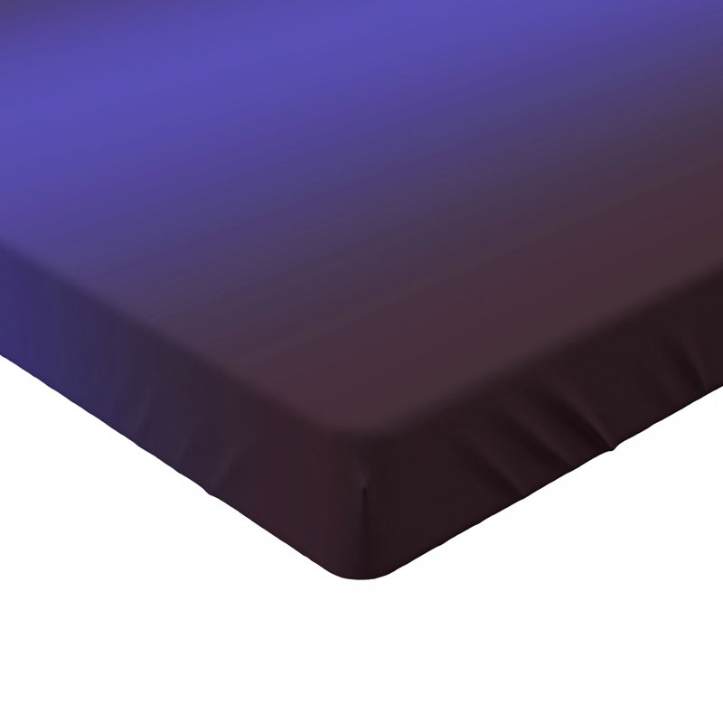 Microfiber Abstract Fitted Sheet, Queen Fitted Sheet, Dark Blue, 100% Brushed microfiber fabric