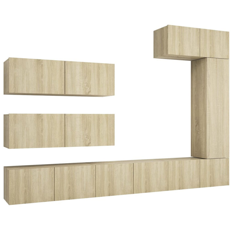 Azayla TV Stand for TVs up to 43", Sonoma Oak