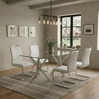 Ceolia 4 - Person Dining Set