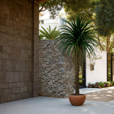 Yucca artificiel vert 78 po en pot