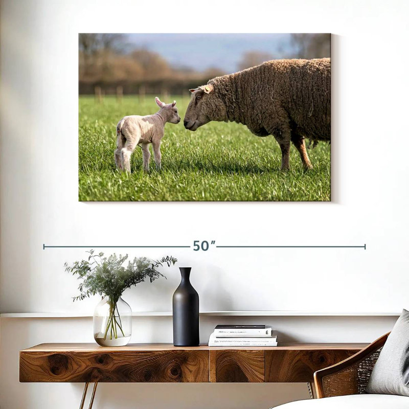 Brampt Sheep Love, 26" H x 39" W