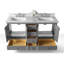 Ensemble de meuble-lavabo double 60 po Varna-1685071185-1632200375