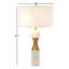 Lampe marbre blanc