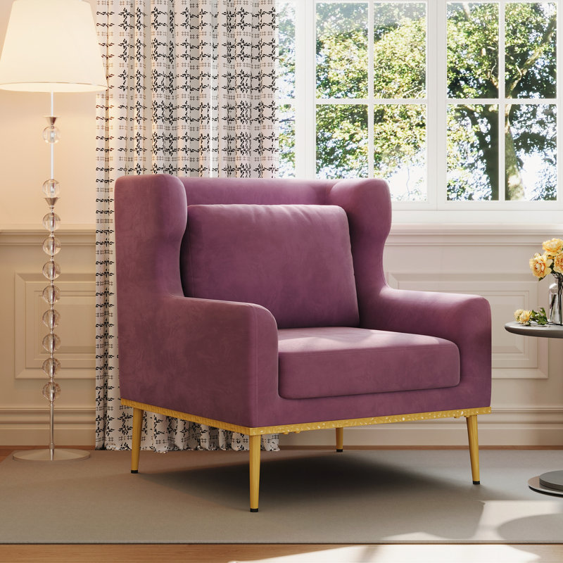 Fauteuil d'appoint Modern, Mauve