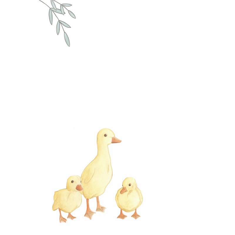Baby Animals III by June Erica Vess - Wrapped Canvas Print, 91cm H x 61cm W