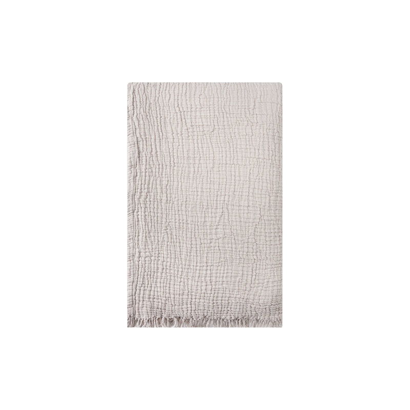 Powder Pink Organic Cotton Twin Reversible Bedspread Set