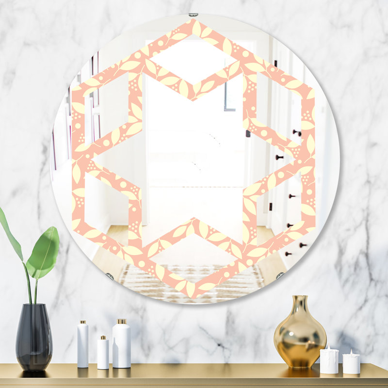 Miroir mural Hexagon Star, H 23,6 po x l 23,6 po