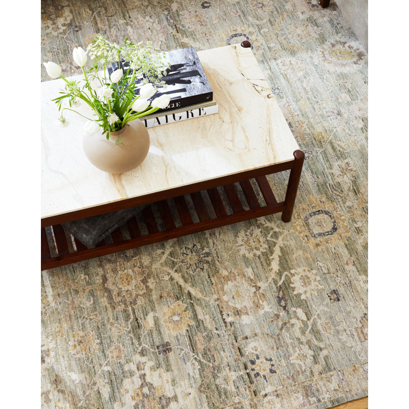 Khorasan Hand Knotted Area Rug, Rectangle 10' x 14'