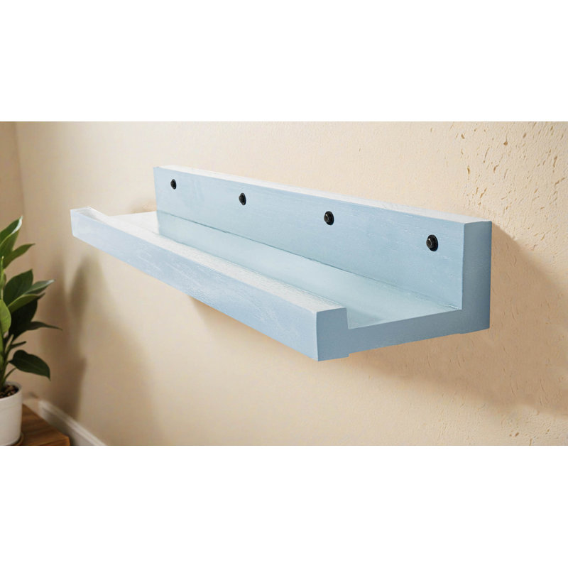 Grandes tablettes rayonnées en chêne massif 3 pièces Rayne, 65x6x5