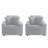 Modern Accent Chair With Cup Holder And Pillows(Set of 2)-115747886