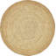 Tapis beige en jute / sisal tressé à la main Vinny Southwestern-40280309
