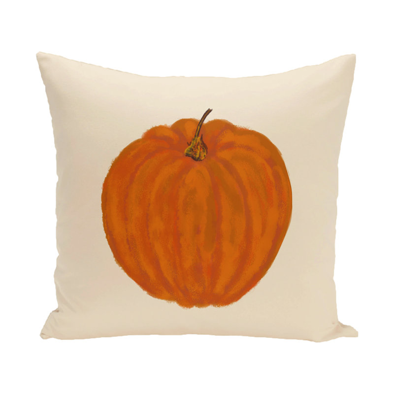  Coussin Pumpkin, H 16 po x l 16 po, Ivoire