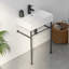 Turner 24" W x 16" D x 35" H Vitreous China Rectangular Console Bathroom Sink with Overflow-96884850