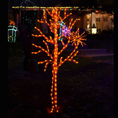 Décoration de fenêtre lumineuse de l’arbre d’halloween 172 lumière del
