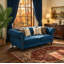 Canapé 65 po en tissu d'ameublement Chesterfield-1712768168