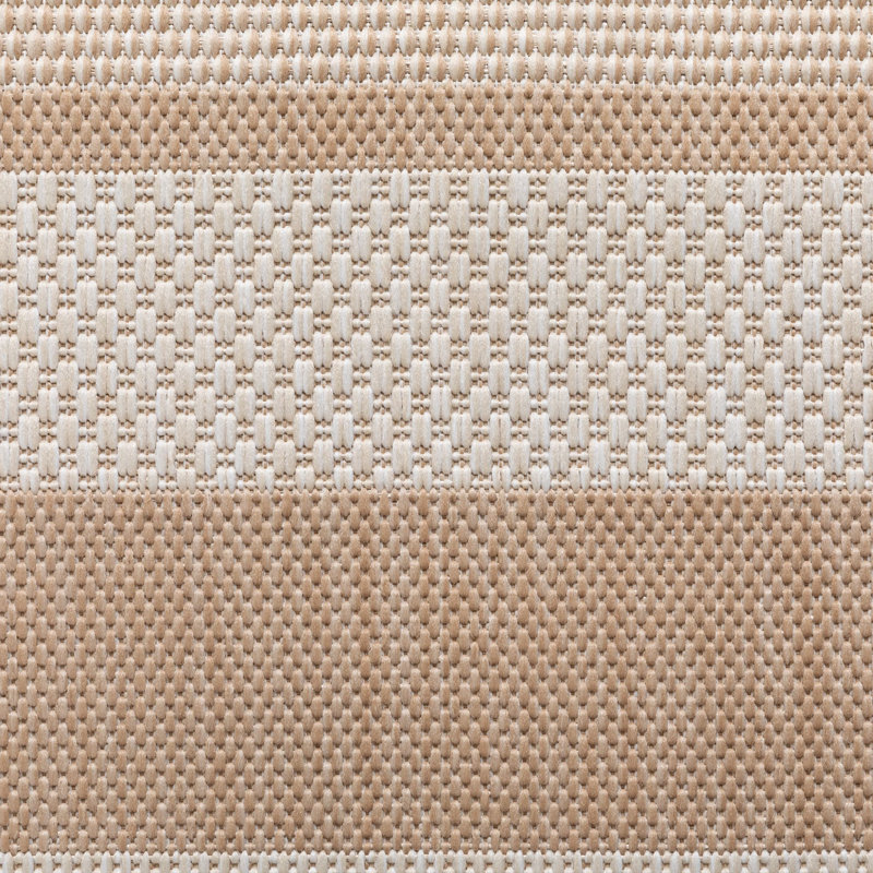 Indoor / Outdoor Area Rug, Beige, 200x200 cm