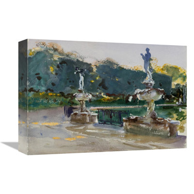 Boboli Gardens, ca. 1906' by John Singer Sargent Graphic Art Print on Wrapped Canvas -  Vault W Artwork, E1B9CAD3AA4E42A99E470A9804DD00C6