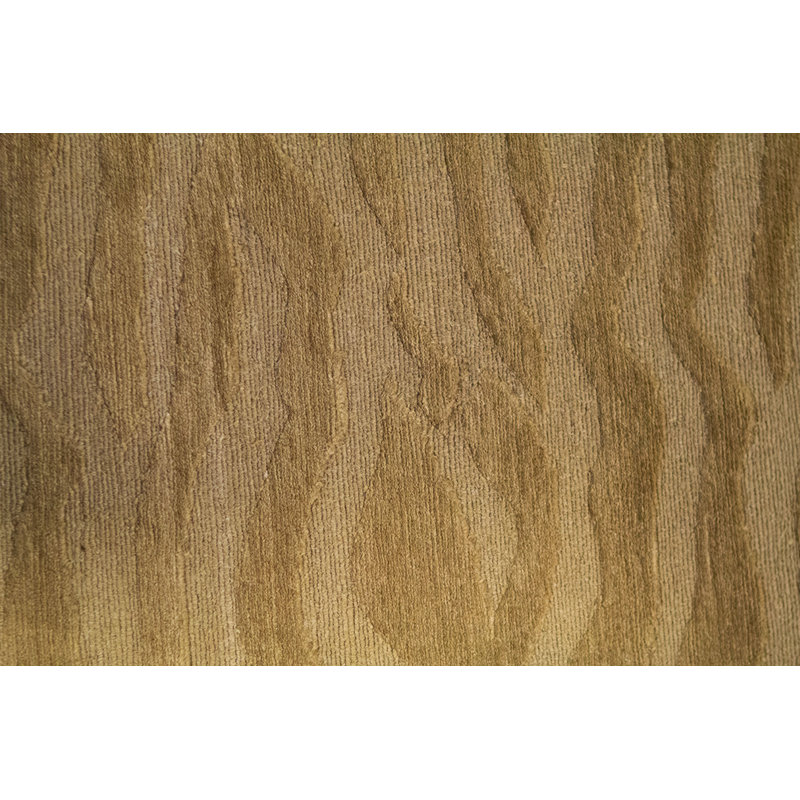 Tapis doré de haute qualité noué à la main