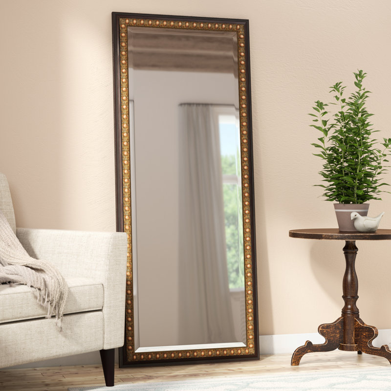 Solid Wood Flat Mirror, 64" H x 29" W