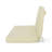  Carolina Loveseat Cushion Set, Back and Seat Cushions, Water Repellent Fabric, Cream Set of 2-596109421